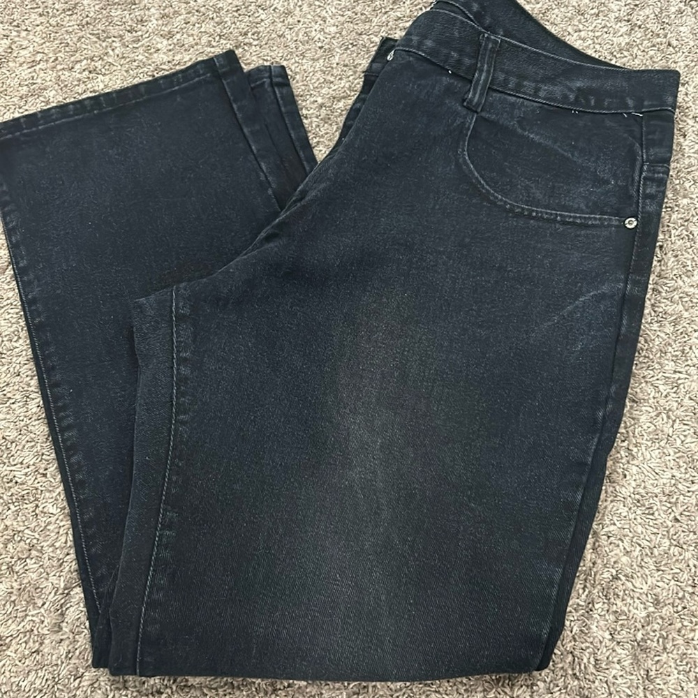 Black wash jeans